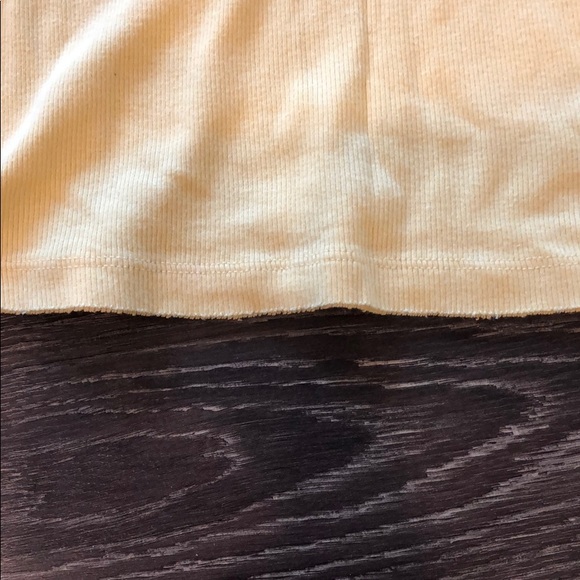 Make + Model goldenrod raw hem tank, S - Picture 3 of 3